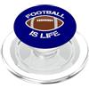 Eat Sleep Athlete Football is Life Giocatore Atleta Quarterback Sport Fan Domenica PopSockets PopGrip per MagSafe