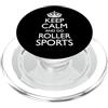Keep Calm Roller Sports / Funny Skater D Keep Calm And Do Roller Sports! / Divertente design con pattinatori PopSockets PopGrip per MagSafe