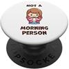 Funny Coffee Lover Java Drinker Cafe Cof Divertente tazza da caffè con scritta I Hate Mornings Person PopSockets PopGrip Adesivo