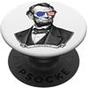 Funny Presidents Day Tees Occhiali da sole Abraham Lincoln USA PopSockets PopGrip Adesivo