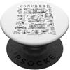 Grandio Design Vintage Patent Drawing Gi Brevetto vintage retrò della betoniera del camionista del calcestruzzo PopSockets PopGrip Adesivo
