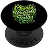 Self Love Inspirational Awareness Suppor Scegli te stesso oggi Citazione sulla salute mentale Groovy PopSockets PopGrip Adesivo