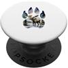 Timowo Studio Alce Invernale Impronta Natura PopSockets PopGrip Adesivo