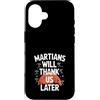 Mars Futurism Terraforming Science Inter Custodia per iPhone 16 Terraformare Marte Esplorazione Spaziale Colonizzazione di Marte