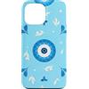 Greek Eye Aesthetic Art Gifts Custodia per iPhone 13 Pro Max Simbolo greco blu malocchio