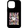 Funny Silly Goose Custodia per iPhone 14 Pro Max Oca stupida sul sciolto