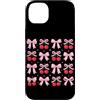 Cherry Aesthetic Summer Fruit Lover Red Custodia per iPhone 14 Plus Cherry Bow Red Ciliegie Estetiche Trendy Summer Fruit Lover