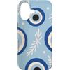 Greek Symbols Evil Eye Pattern Gifts Custodia per iPhone 17 Motivo malocchio greco blu