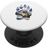 Timowo Studio Tricheco Invernale Impronta Natura PopSockets PopGrip Adesivo