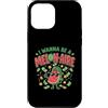 Cute Fruit Cartoon Joke for Food Lovers Custodia per iPhone 12 Pro Max Divertente cibo gioco di parole anguria melonaire amante dei soldi