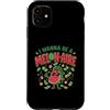 Cute Fruit Cartoon Joke for Food Lovers Custodia per iPhone 11 Divertente cibo gioco di parole anguria melonaire amante dei soldi