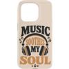 Music Soothes My Soul Custodia per iPhone 15 Pro Music Soothes My Soul Cuffie Audio Melodia Musica