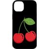 Cherry Aesthetic Summer Fruit Lover Red Custodia per iPhone 14 Plus Ciliegie Estetiche Rosso Ciliegia Trendy Estate Amante Della