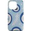 Greek Symbols Evil Eye Pattern Gifts Custodia per iPhone 13 Pro Motivo malocchio greco blu
