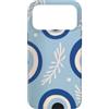 Greek Symbols Evil Eye Pattern Gifts Custodia per iPhone 17 Pro Max Motivo malocchio greco blu