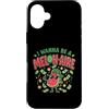 Cute Fruit Cartoon Joke for Food Lovers Custodia per iPhone 16 Plus Divertente cibo gioco di parole anguria melonaire amante dei soldi