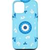 Greek Eye Aesthetic Art Gifts Custodia per iPhone 12/12 Pro Simbolo greco blu malocchio