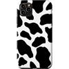 Cow Black White Gifts Custodia per iPhone 11 Pro Max Stampa Motivo Mucca Nero Bianco