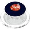 Japanese Jiu Jitsu Shirt Fighter Trainin Arti Marziali Combattente Jiu Jitsu Giapponese Kanji Jujutsu PopSockets PopGrip per MagSafe