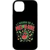 Cute Fruit Cartoon Joke for Food Lovers Custodia per iPhone 14 Plus Divertente cibo gioco di parole anguria melonaire amante dei soldi