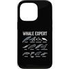 Ocean Life Marine Biology Whale Species Custodia per iPhone 13 Pro Whale Expert - Gattera Beluga Narvalo, colore: Blu