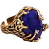 Zayka Jewelry Anello donnaparticolare fascia placcato oro 18K carati su acciaio inossidabile