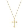Jenosy Collana Donna in Ottone Placcato Oro 18K con Pendente a Croce Girocollo Donna Collane Gioielli Creativi per Donne Ragazza Regali di Pasqua Charms (Croce F)