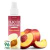 AMORAE Olio per Massaggio Corpo Eccitante Pesca 100ml - Olio Massaggio Sensuale Commestibile Coppia - Massage Oil Bio Rilassante Intimo - Lubrificante Profumato Sessuale - Made in France