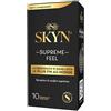 SKYN Supreme Feel - Set di 10 preservativi senza lattice SKYNFEEL per uomo/ultrasottili, lisci, a forma dritta