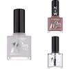 Deborah Smalto 10 Days Long Base + N.883 Taupe Rose + N.00 Top Coat