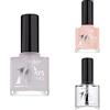 Deborah Smalto 10 Days Long Base + N.882 Nude rose + N.00 Top Coat
