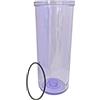 AQUAWATER - 104209 - Tazza filtro 9''3/4 e guarnizione - Ricambio per filtro 93/4 - Per filtri standard 93/4-0,46 kg, Compatibile con i marchi Equation, Aquawater, Merkur