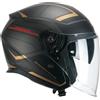 CGM Casco open face, 136S RNA RACE Grigio Rosso opaco, XXXL