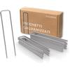 ITALFENCE Picchetti in acciaio zincato Ø3,80mm per telo pacciamatura [100 pezzi]