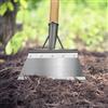 MININUSI Pala per Pulizia Multifunzione,Pala da Giardino in Acciaio Inossidabile,Strumento per Diserbo da Giardino in Metallo Resistente,Pala da Giardinaggio,per Rimozione Ghiaccio,Muschio(20cm)