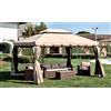 FERRAMENTA GEPA HOMEGARDEN Gazebo in Alluminio 3 x 4 Metri