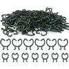 KAHEIGN 200Pz Clip Per Piante Di Vite, 2 Dimensioni Clip Di Supporto Per Piante Clip Di Fissaggio Della Vite Per Supporto Per Stelo Di Fiori Di Frutta E Verdura (Verde)