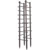 UNUS Torre in legno, altezza 150 cm, grigio, resistente alle intemperie, per piante rampicanti, giardino e serra, facile da montare