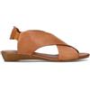 BUENO Sandalo donna arancione in pelle
