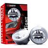 EinParts DuoLight Luce di Marcia Diurna LED DRL 6000K Bianco, Fendinebbia, ECE R87 R19 E4 Approvazioni compatibile con Jeep Cherokee/Liberty KJ Sport FL 2005-2007