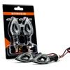 Esselle Parts Coppia Frecce LED Moto Universali 12 LED - Indicatori di Direzione Arancioni ad Accensione Immediata - Waterproof Plug & Play per Moto