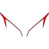 IRIDEA DESIGN Adesivi 3D fanali rosso 3D resinato compatibile con HONDA X-ADV 750 2017-2020