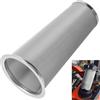 FancyTark Filtro per serbatoio carburante a cono in acciaio inossidabile 304 【3 OD sulla parte superiore, 2 3/4 sotto il labbro SS, lunghezza totale 6 pollici】Compatibile con Kubota BX 1880, 2360, 24, 25D,