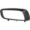 Linnkyfloa Paraurti anteriore per fendinebbia Mr388020 - / per Pajero V73 (2000-2002) in plastica nera, cornice per lampada OEM Mr388019, decorazione griglia (destra)