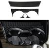 OYDDL Cover adesiva per auto, in fibra di carbonio, compatibile con BMW X3 F25 (2011-2017)/ X4 F26 (2014-2018) accessori interni (portabibite per console centrale)