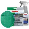 SONAX Guanto in microfibra + spray pulente effetto opacizzante per cruscotto.