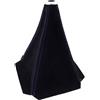 Xibao Copri Leva Cambio Auto,Leva Del Cambio Manuale Copertura in Pelle,Copri pomello Cambio Antipolvere,Adatto per la Maggior Parte Delle Modifiche al Cambio Manuale e Automatico (Nero&Blu)