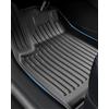 LANGBEAN Tappetini per Tesla Model Y Juniper 2025 2026 (5 Posti), Tappetino Model Y Originale in TPE con Bordo Alto, Antiscivolo e Impermeabili Accessori, Nero (3 Pezzi)