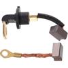 GALPADA 2pezzi Kit Spazzole Motore Carbonio Per Avviamento Ricambio Per Motorini Starter Compatibile Con Moto Atv Quad e Scooter Installazione Facile e Struttura in Metallo Resistente