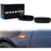 Esselle Parts Coppia Frecce Laterali Nero Fumé Statiche a LED per Fiat Grande Punto, Punto Evo, Idea, Panda Cross, Panda 312, Qubo, Stilo, Panda 169, Pandina, Plug and Play Canbus Nessun Errore